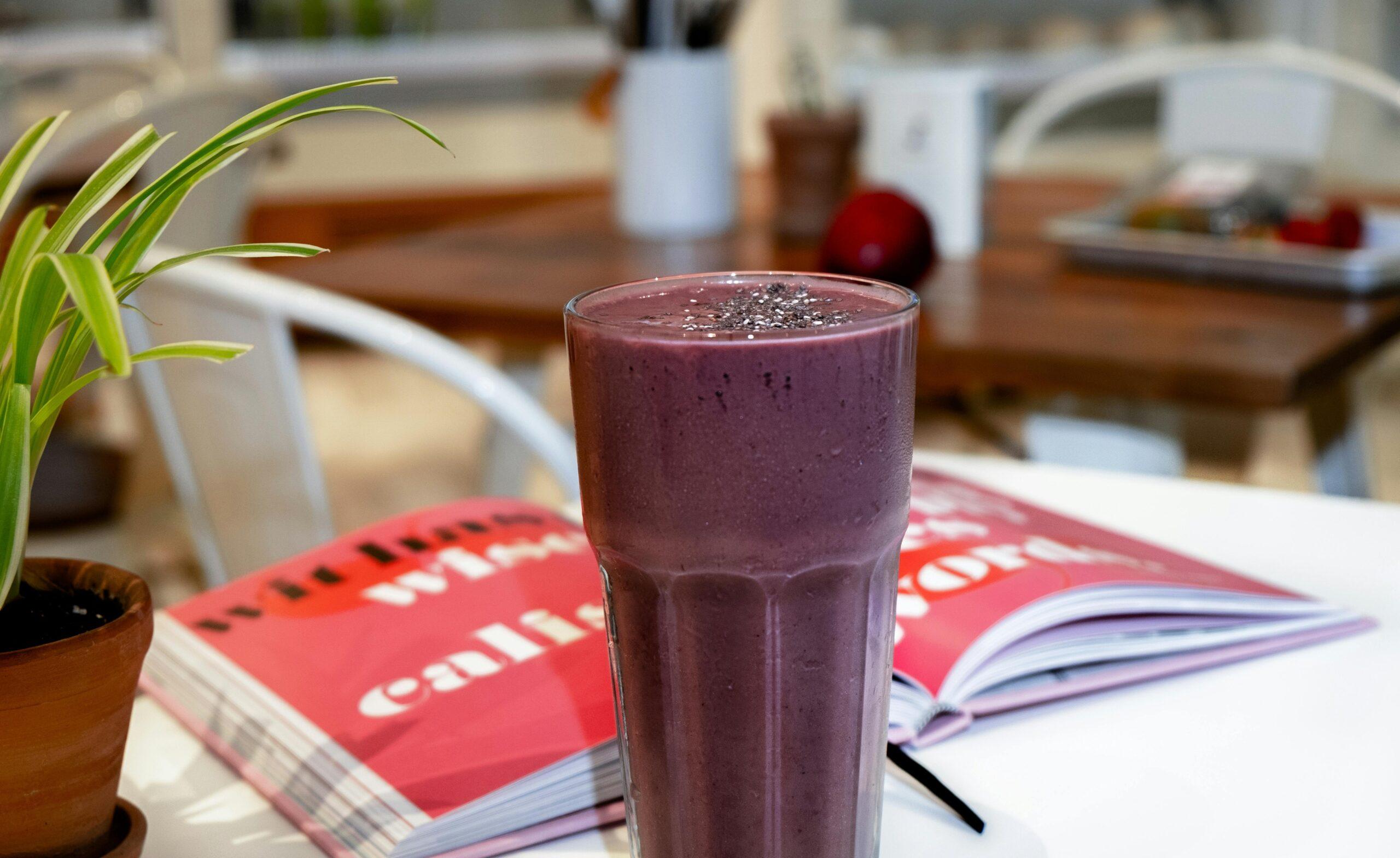 beet berry smoothie for summer produce guide