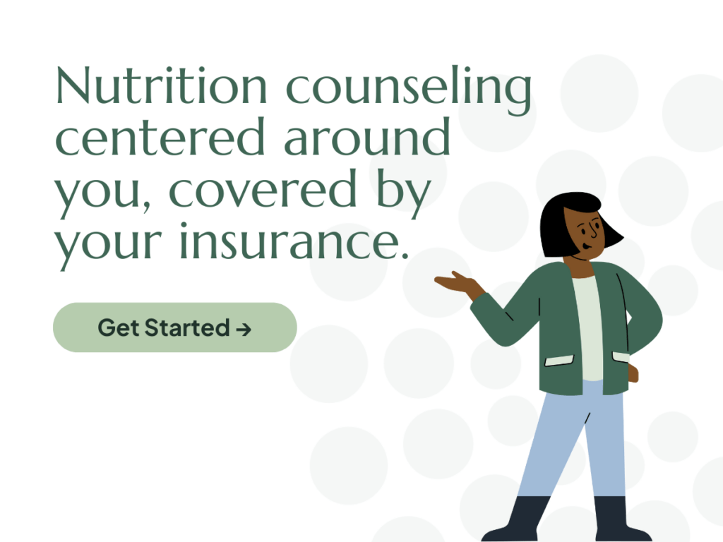 Book your first session with a registered dietitian